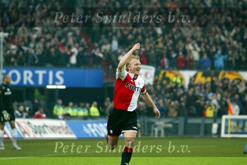 Rotterdam, 11 December 2005 Kompetiewedstrijd seizoen 2005/2006
Feyenoord-PSV, eindstand 1-0
Dirk Kuyt
