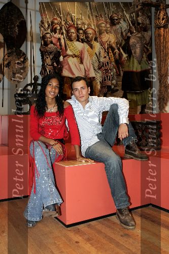 Amsterdam 8 december 2005
Georgina Kwayke en Edgar Wurfbain in het tropenmuseum