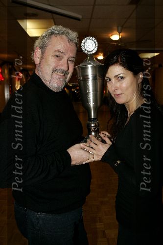 Hilversum 6 december 2005
Ernst daniel Smid oefenen voor dancing with the stars.