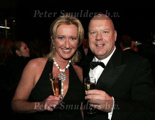Amsterdam 8 december 2005
VIP avond miljonairs fair in Rai.
Gaston Starreveld met zijn vrouw