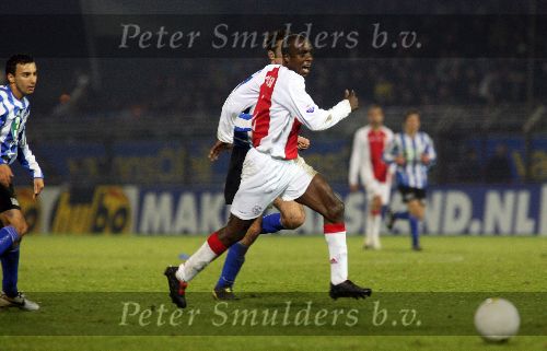 Eindhoven, 22 December 2005
Bekerwedstrijd 1/8 finale voor de Gatorade-Cup Seizoen 2005/2006. FC Eindhoven-AJAX, eindstand 1-6
Hatem Trabelsi