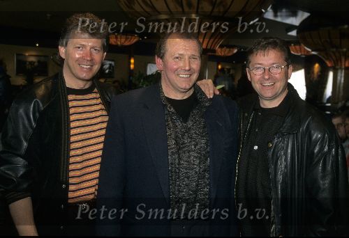Volendam, Jan Veermaan samen met Jan Keizer Jack Veerman en Jan Veerman