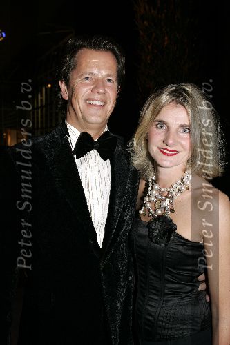 Amsterdam 8 december 2005
VIP avond miljonairs fair in Rai.
Jan Willem Bruggewirth met zijn vrouw