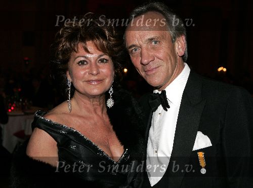 Arnhem 26 november 2005
Gala Ronnie Tober foundation.
Christine Kroonenberg met Jan Willem v Vollenhoven