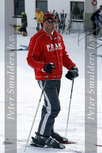 Serfaus 29 december 2005
John v d Heuvel skien in Serfaus
