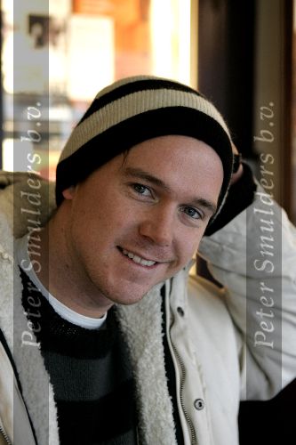 Amsterdam 9 december 2005
Presentatie serie van Speijk bij Talpa.
 Johnny de Mol met muts
