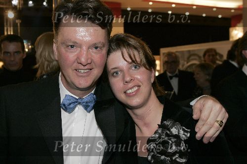 Amsterdam 8 december 2005
VIP avond miljonairs fair in Rai.
Louis v Gaal met zijn dochter