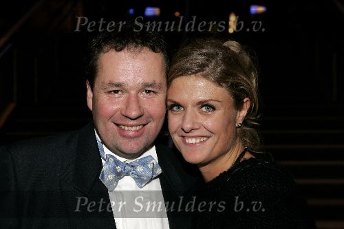 Amsterdam 8 december 2005
VIP avond miljonairs fair in Rai. 
Marc Brouwers met vriendin