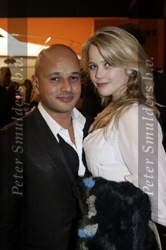 Amsterdam 8 december 2005
VIP avond miljonairs fair in Rai. 
Steve te Pas met Maria Kooistra