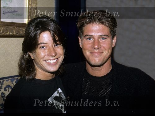 Amsterdam 28 Juli 1997
Martijn Krabbe met zijn vriendin ( zijn latere vrouw Armanda Krabbe )
© Foto Peter Smulders BV