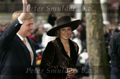 Utrecht 15 december 2005
Prinses Maxima en Prins Willem Alexander bij de Dom Kerk