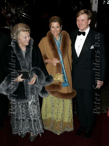 Den Haag 17 november 2005
Regeringsdiner met Prinses Maxima en Prins Willem Alexander Koningin Beatrix
