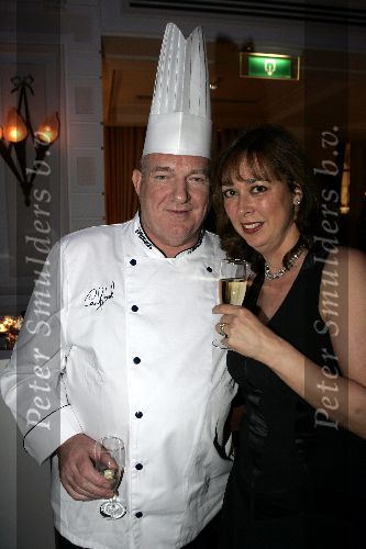 Amsterdam 19 december 2005
Kerst borrel Princess in amstel hotel.
Cas Spijkers en Petra Bakker Schut ( hoofdredactrice weekblad STORY )