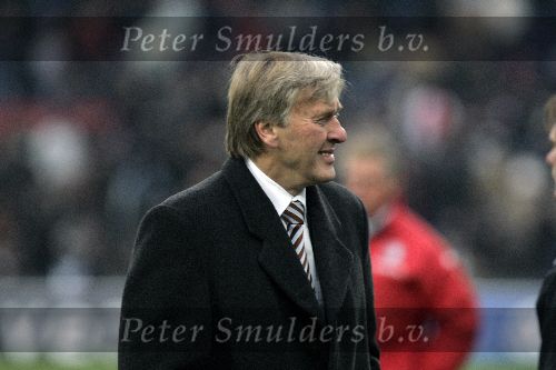 Rotterdam, 11 December 2005 Kompetiewedstrijd seizoen 2005/2006
Feyenoord-PSV, eindstand 1-0
Oud doelman en keeperstrainer van Feyenoord, Pim Doesburg