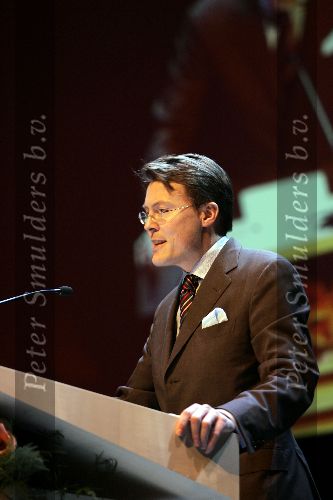 Amsterdam 7 december 2005
Uitreiking prins Claus prijzen in muziekcentrum aan het ij.
Prins Constantijn