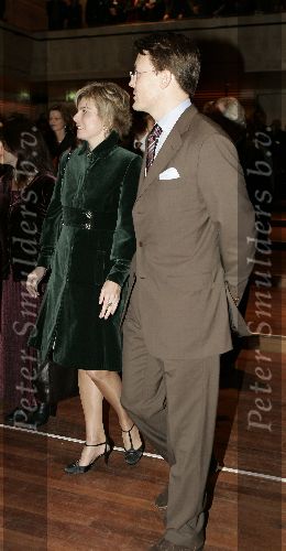 Amsterdam 7 december 2005
Uitreiking prins Claus prijs in het ij muziek theater.
Prinses laurentien en Prins Constantijn