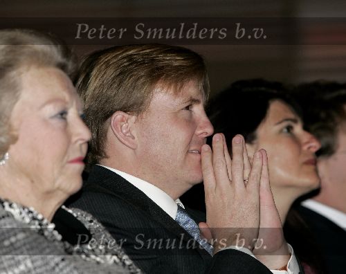 Amsterdam 7 december 2005
Uitreiking prins Claus prijzen in muziekcentrum aan het ij.
Prins Willem Alexander