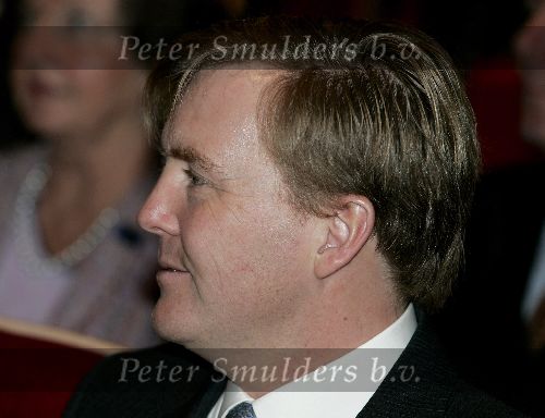 Amsterdam 7 december 2005
Uitreiking prins Claus prijzen in muziekcentrum aan het ij.
Prins Willem Alexander