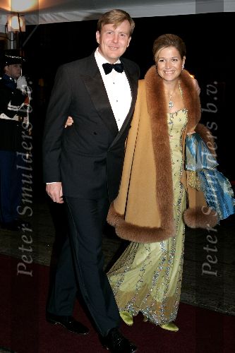 Den Haag 17 november 2005
Regeringsdiner met oa Prinses Maxima Prinses en Prins Willem