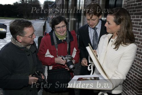 Apeldoorn 16 december 2005
Expositie trouwjurken op paleis het Loo. 
Prins Floris & Prinses Aimee