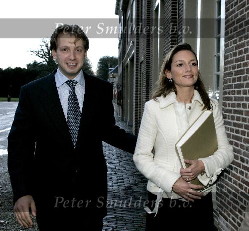 Apeldoorn 16 december 2005
Expositie trouwjurken op paleis het Loo. 
Prins Floris & Prinses Aimee