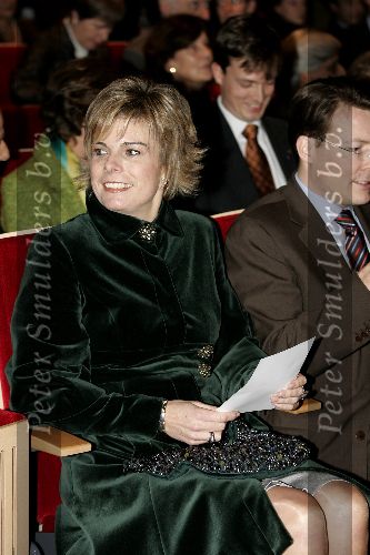 Amsterdam 7 december 2005
Uitreiking prins Claus prijzen in muziekcentrum aan het ij.
Prinses Laurentien