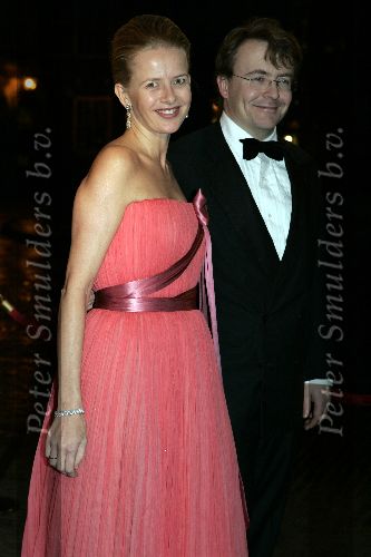 Den Haag 17 november 2005
Regeringsdiner met oa Prinses laurentien  en Prins Constantijn.