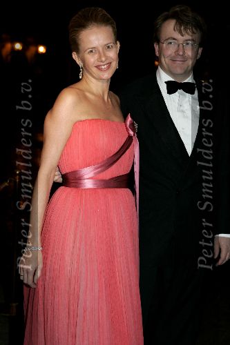 Den Haag 17 november 2005
Regeringsdiner met oa Prinses laurentien  en Prins Constantijn.