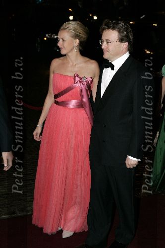 Den Haag 17 november 2005
Regeringsdiner met oa Prinses laurentien  en Prins Constantijn.