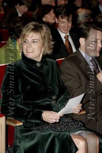 Amsterdam 7 december 2005
Uitreiking prins Claus prijzen in muziekcentrum aan het ij.
Prinses Laurentien