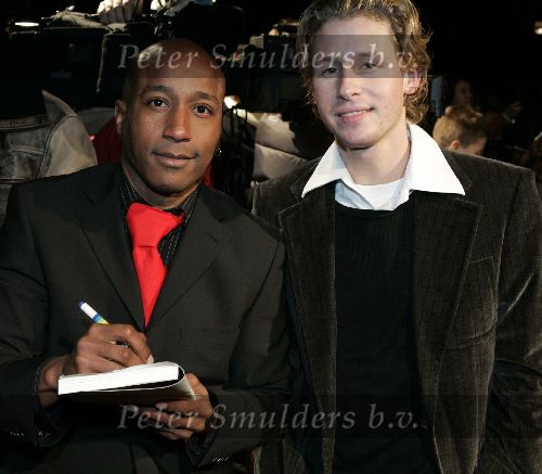 Zeist 7 december 2005
Premiere de Griezelbus.
Raymi Sambo en Ewout Genemans