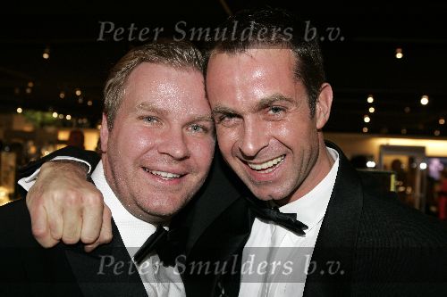 Amsterdam 8 december 2005
VIP avond miljonairs fair in Rai. 
Roderick Hilhorst met een vriend