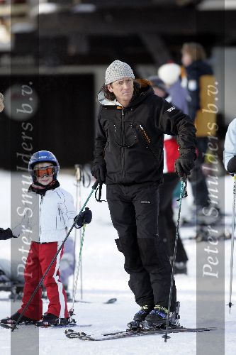 Oberlech 27 december 2005
Linda de Mol met familie op ski vkantie.
Sander Vahle met Noah
