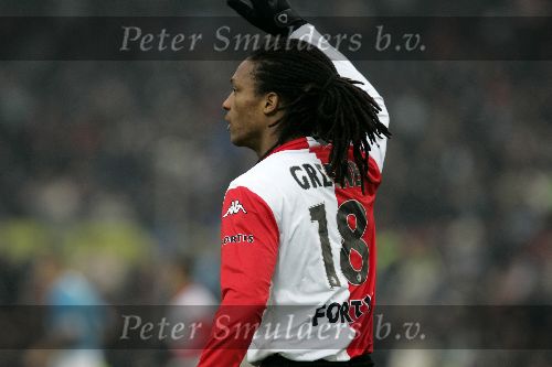 Rotterdam, 11 December 2005 Kompetiewedstrijd seizoen 2005/2006
Feyenoord-PSV, eindstand 1-0
Serginho Geene