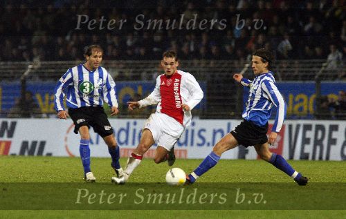 Eindhoven, 22 December 2005
Bekerwedstrijd 1/8 finale voor de Gatorade-Cup Seizoen 2005/2006. FC Eindhoven-AJAX, eindstand 1-6
Wesley Sneijder