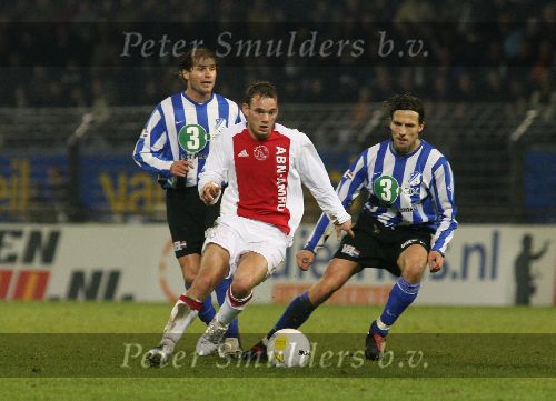 Eindhoven, 22 December 2005
Bekerwedstrijd 1/8 finale voor de Gatorade-Cup Seizoen 2005/2006. FC Eindhoven-AJAX, eindstand 1-6
Wesley Sneijder