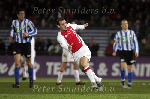 Eindhoven, 22 December 2005
Bekerwedstrijd 1/8 finale voor de Gatorade-Cup Seizoen 2005/2006. FC Eindhoven-AJAX, eindstand 1-6
Wesley Sneijder