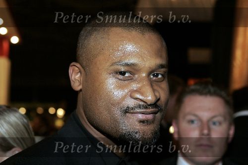 Amsterdam 8 december 2005
VIP avond miljonairs fair in Rai. 
 Winston Bogarde
