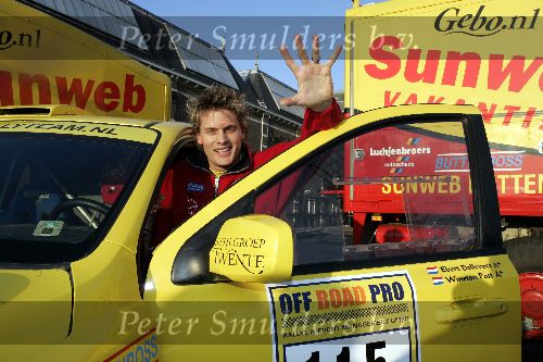 Amsterdam 8 december 2005
Winston Post bij presentatie van Dakar rally team