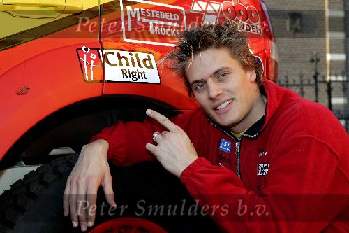 Amsterdam 8 december 2005
Winston Post bij presentatie van Dakar rally team