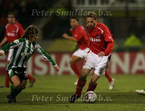 Alkmaar, 23 Februari 2006
UEFA wedstrijd heenronde tussen AZ en Betis Sevilla, eindstand 2-0 en in de verlenging 2-1 waardoor Betis een ronde verder ging Barry v Galen