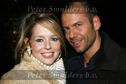Hilversum 28 januari 2006
Chantal Janzen en Roel Kyvelos na opnames Idols.
