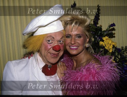 Den Haag 28 Juni 1991
Connie Breukhoven ( Vanessa ) met de russische Clown Oleg Popov