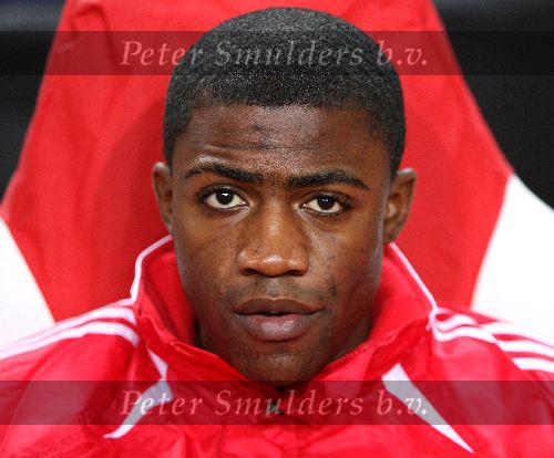Amsterdam, 22 Februari 2006 Champions League 1e ronde na voorrondes Seizoen 2005/2006 AJAX-Internationale, Eindstand 2-2  	Emmanuel Boakye