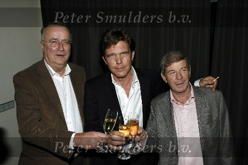 Bussum 20 januari 2006
John de Mol gekozen tot omroepman van het jaar bij Jan Tabak.
John de Mol Jr met Frits Barend en Henk v Dorp