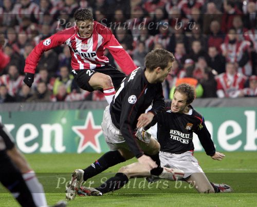 Eindhoven, 21 Februari 2006 Eerste ronde Knock-out Champions league Seizoen 2005/2006 PSV-Olympique Lyon
Ibrahim Afellay
