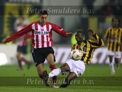 Arnhem, 17 Februari 2006 Kompetitiewedstrijd Vitesse-PSV, eindstand 1-3 Seizoen 2005/2006
Ismail Aissati