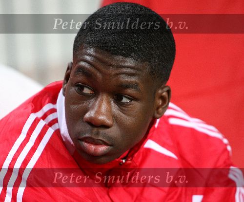 Amsterdam, 22 Februari 2006 Champions League 1e ronde na voorrondes Seizoen 2005/2006 AJAX-Internationale, Eindstand 2-2  	Jeffrey Sarpong