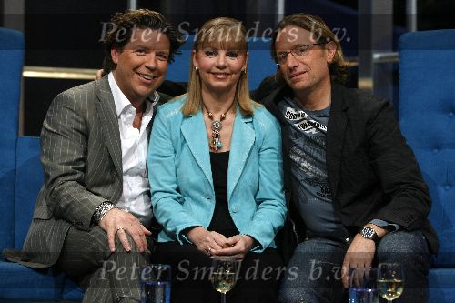 Hilversum 28 januari 2006
opnames idols in studio 21.
Henkjan Smits Eric v Tijn en Jerney Kaagman