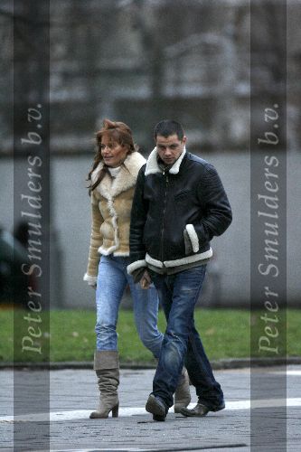 Amsterdam 26 januari 2006
Mariska Hulscher en haar vriend Arie Schouwenaar.